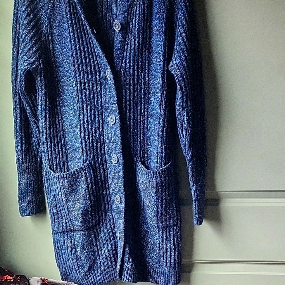 CAbi Navy Blue Women's Cardigan Sweater